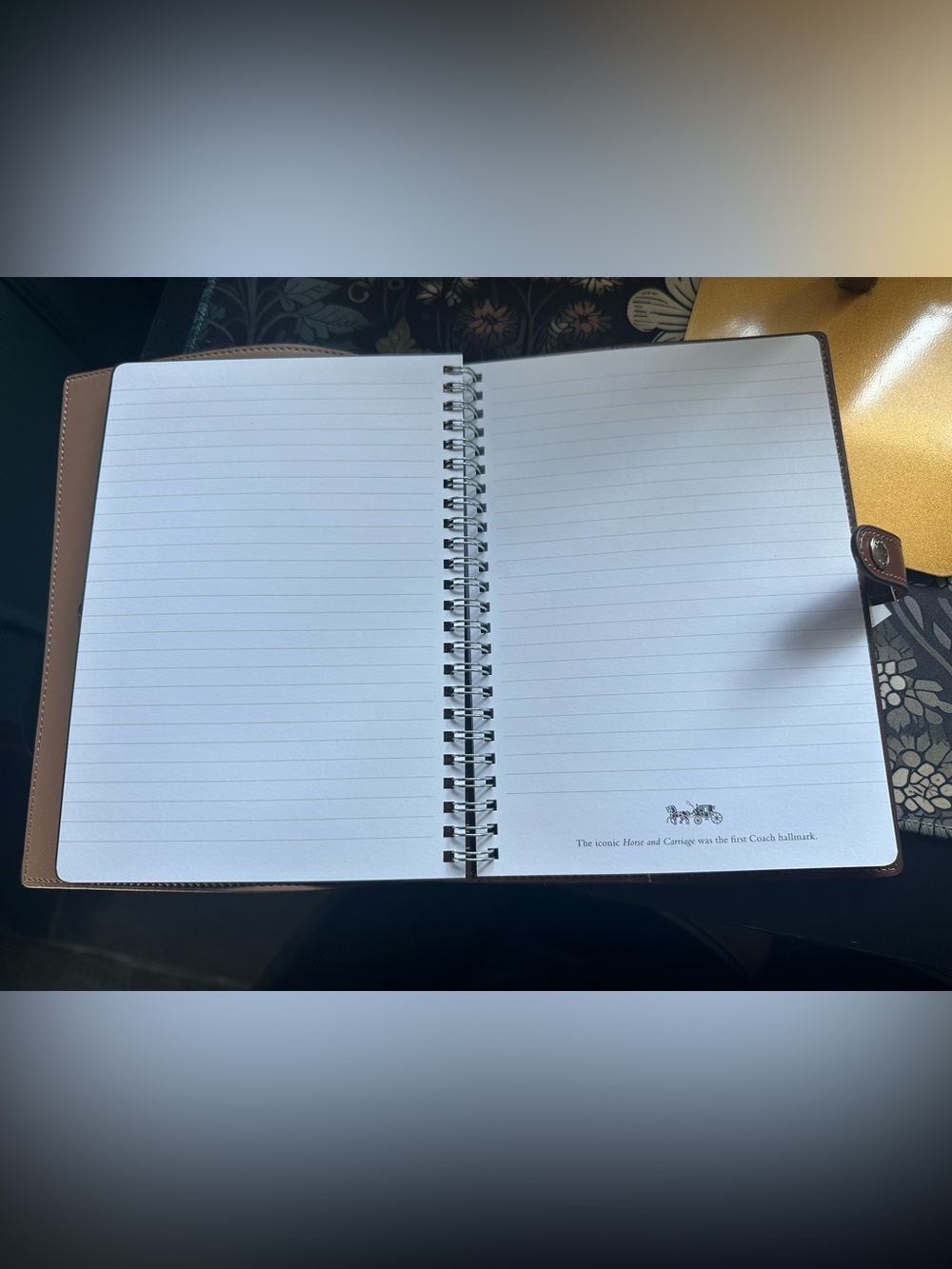 Coach Notebook In Signature Canvas - Picture 9 of 11